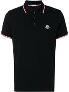 Moncler Classic Logo Polo Shirt - Black