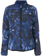 Just Cavalli Embroidered Bomber Jacket - Blue