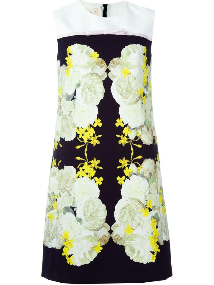 Giambattista Valli Sleeveless Floral Print Dress