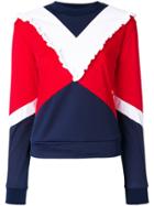 Msgm Patterned Frill Top - Multicolour