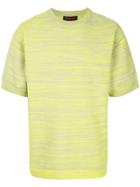 Caban Striped Knit T-shirt - Yellow