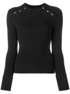 Isabel Marant Étoile Koyle Ribbed Knit Sewater - Black