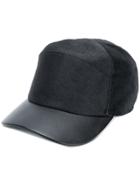 Emporio Armani Embroidered Letter Cap - Black