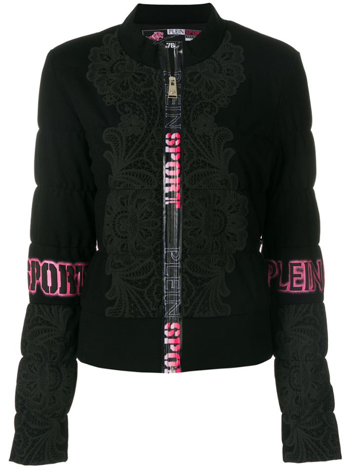 Plein Sport Athlete Crop Jacket - Black