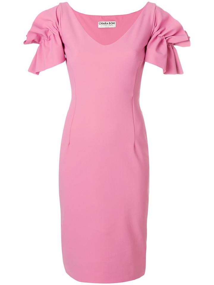 Chiara Boni La Petite Robe Taja Dress - Pink & Purple