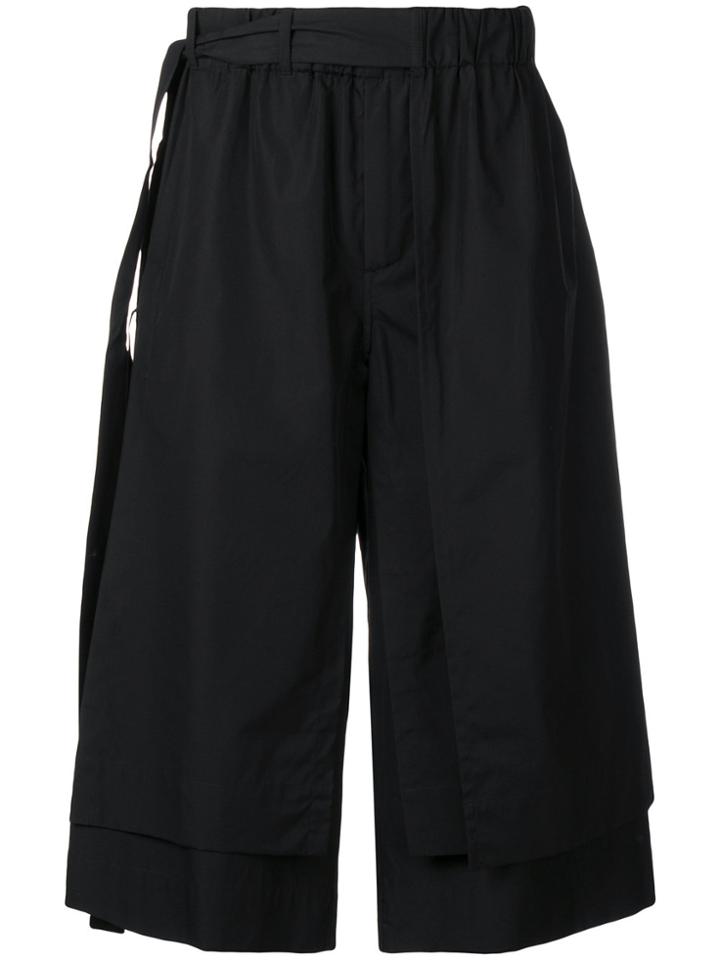 Craig Green Belted Waist Bermuda Shorts - Black