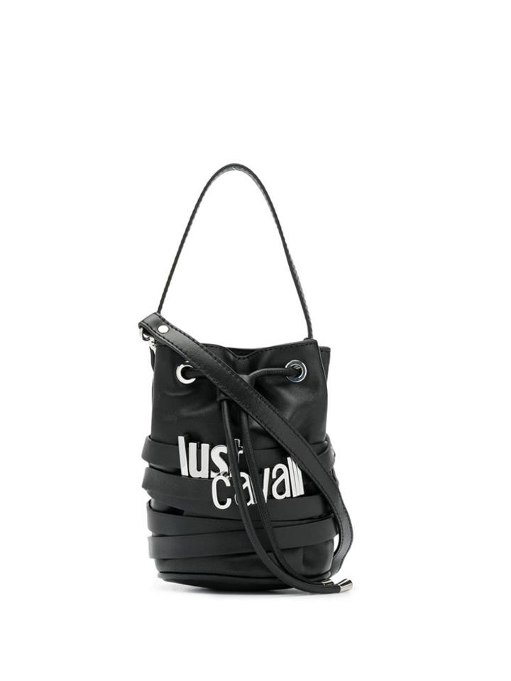 Just Cavalli Mini Strappy Tote Bag - Black