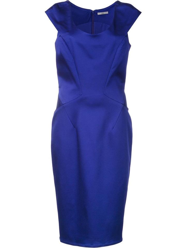 Zac Zac Posen 'irina' Dress, Women's, Size: 14, Blue, Nylon/spandex/elastane/acetate