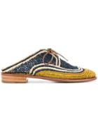 Robert Clergerie Slip-on Crochet Loafers - Blue