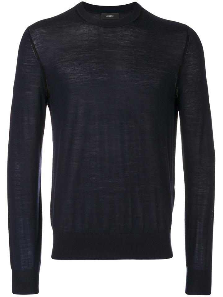 Joseph - Crew Neck Jumper - Men - Merino - Xl, Blue, Merino