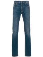 Versace Faded Straight Fit Jeans - Blue