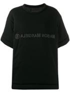 Mm6 Maison Margiela Reversed Logo T-shirt - Black