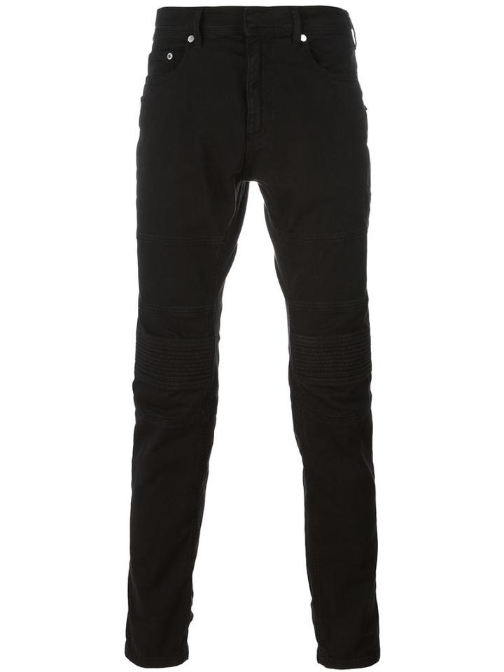Neil Barrett Slim-fit Lightweight Jeans, Men's, Size: 30, Black, Cotton/spandex/elastane