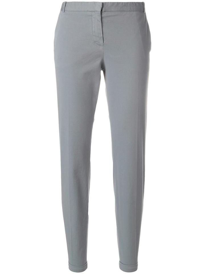 Fabiana Filippi Slim Fit Tailored Trousers - Grey
