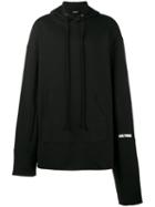 Raf Simons - Vultures Oversized Hoodie - Men - Cotton - One Size, Black, Cotton