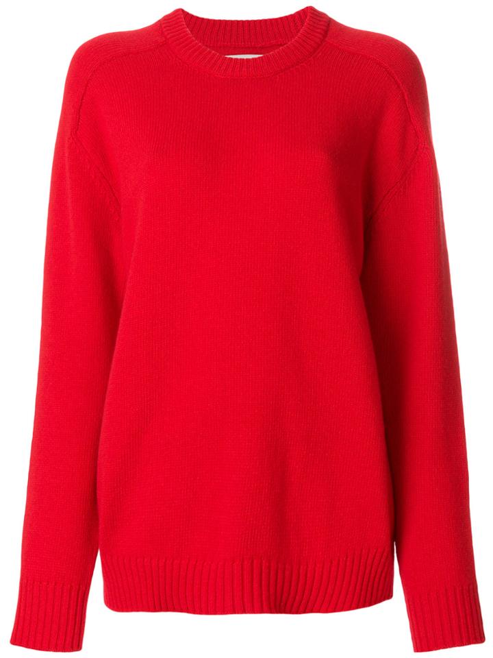 Laneus Long Sleeved Jumper - Red