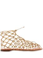 Francesco Russo Net Sandals - Gold