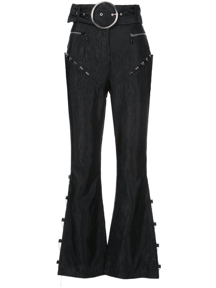 Neith Nyer Ottoman Flared Trousers - Black