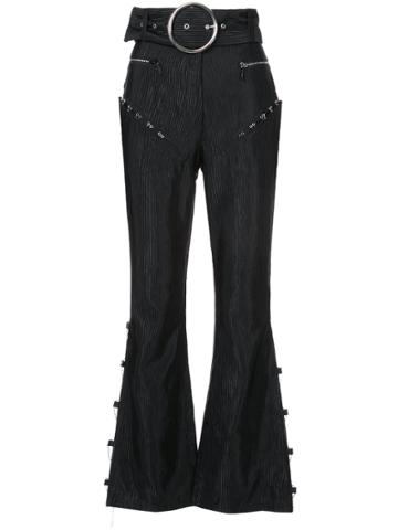 Neith Nyer Ottoman Flared Trousers - Black