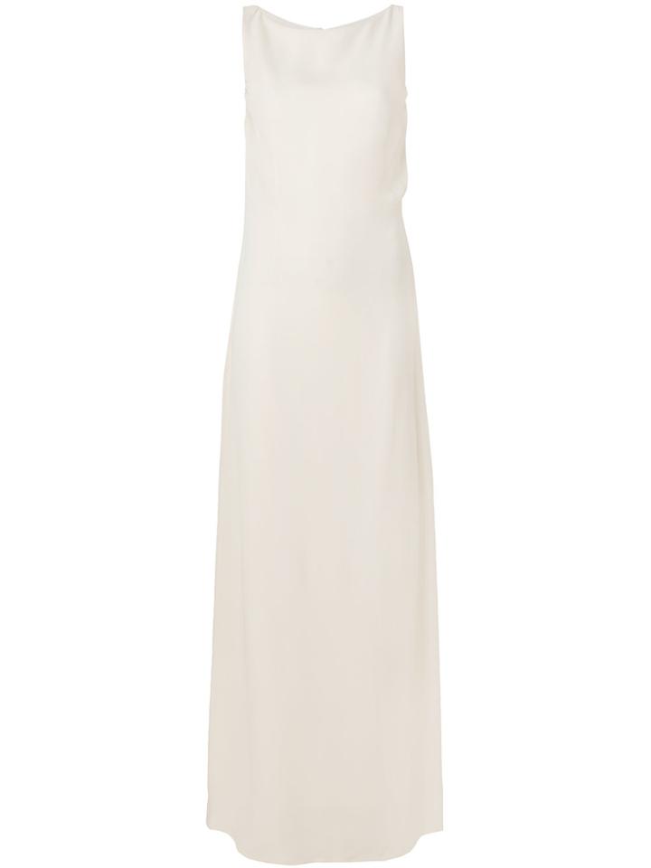 Valentino Vintage Slim Long Dress - Nude & Neutrals
