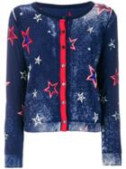 Twin-set Star Embroidered Cardigan - Blue