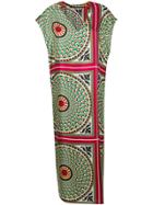 Barena Print Shift Midi Dress - Multicolour