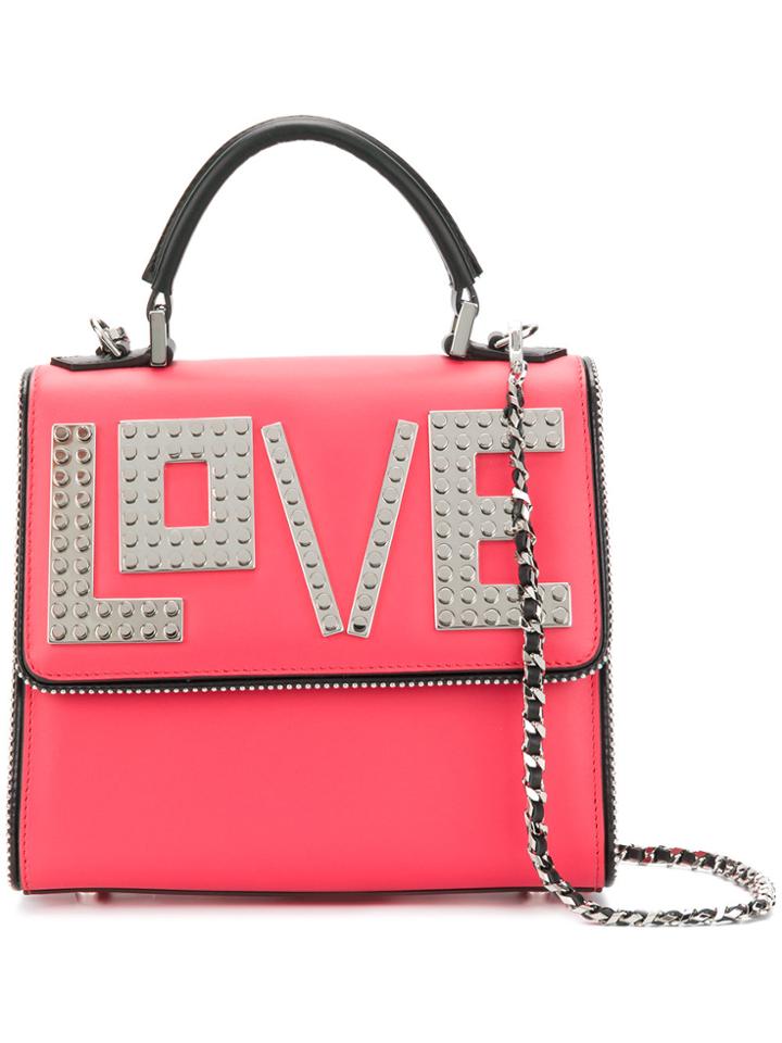 Les Petits Joueurs Mini Alex Eyes Shoulder Bag - Pink & Purple