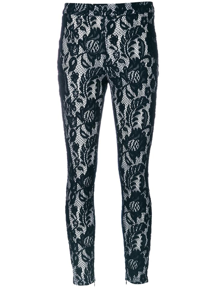 Just Cavalli Macramé Lace Trousers - Blue