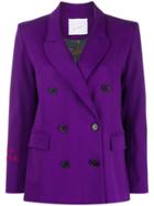 Giada Benincasa Double-breasted Jacket - Purple