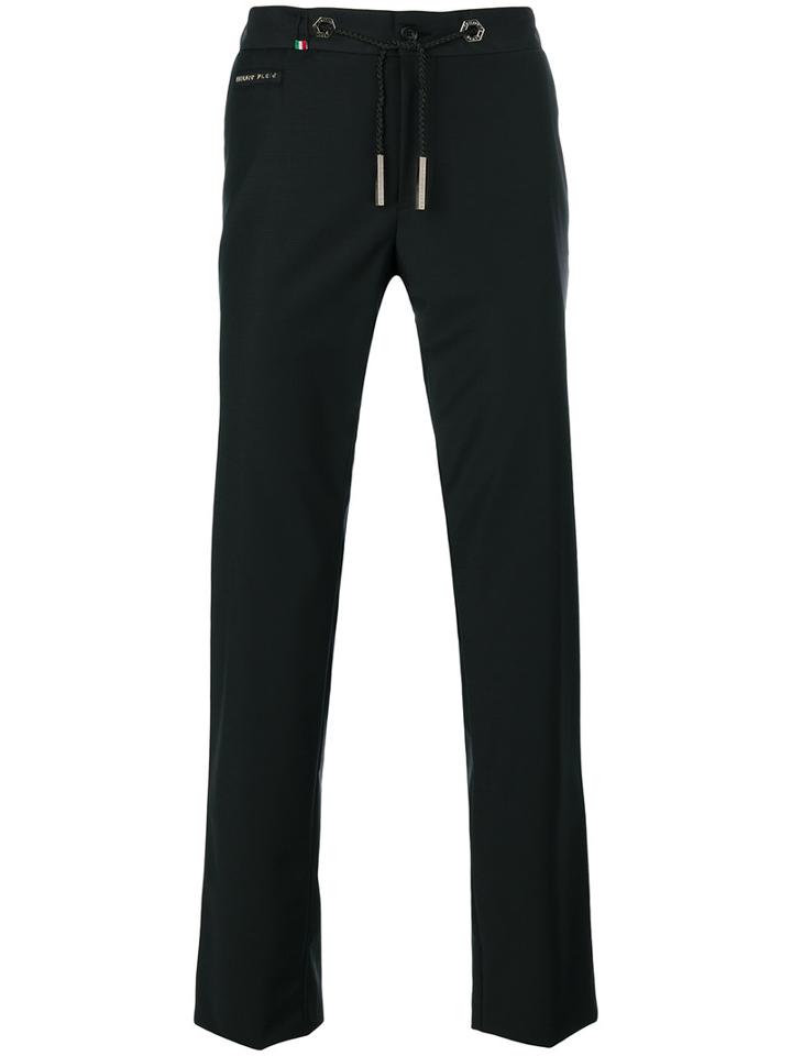 Philipp Plein - Classic Skinny Trousers - Men - Cotton/virgin Wool - 46, Black, Cotton/virgin Wool