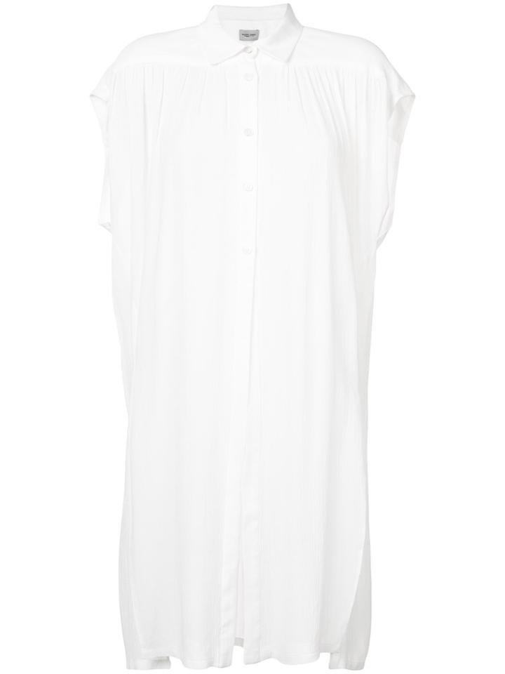 Rachel Comey Pleated Long Fit Shirt - White