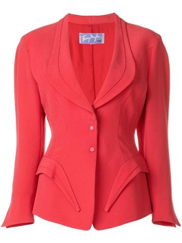 Thierry Mugler Pre-owned Fitted Jacket - Red