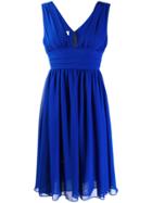 Blanca Ruched Detail Dress - Blue