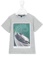 Aston Martin Kids - Car Print T-shirt - Kids - Cotton - 36 Mth, Grey