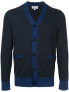 Ck Calvin Klein V-neck Button Cardigan - Blue