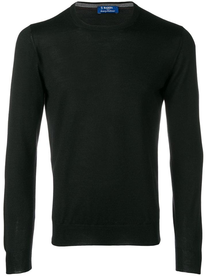 Barba Long Sleeve Jumper - Black
