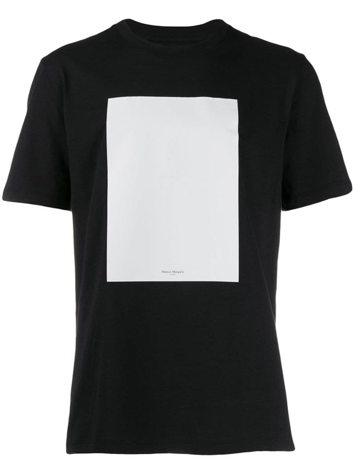 Maison Margiela Rectangle Print T-shirt - Black