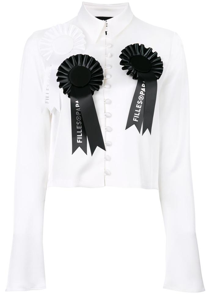 Filles A Papa Missy Shirt - White