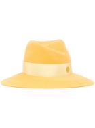 Maison Michel Logo Plaque Hat - Yellow & Orange