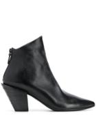 Marsèll Asymmetric Pointed Toe Boots - Black