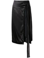Tomas Maier Abstract Print Skirt - Black