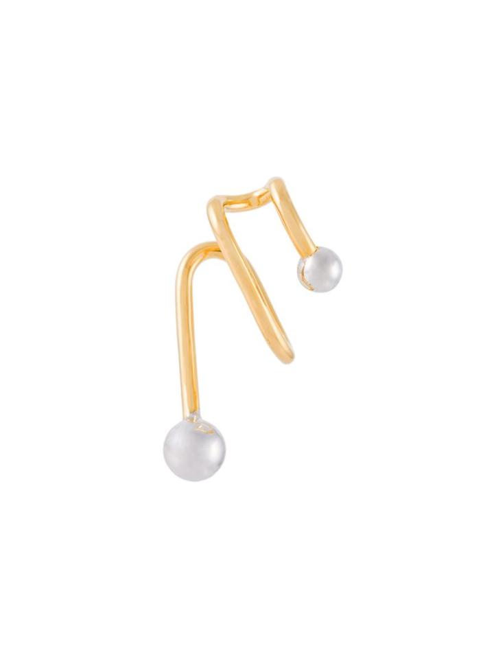 Maria Black 'illusion' Left Ear Cuff, Women's, Metallic