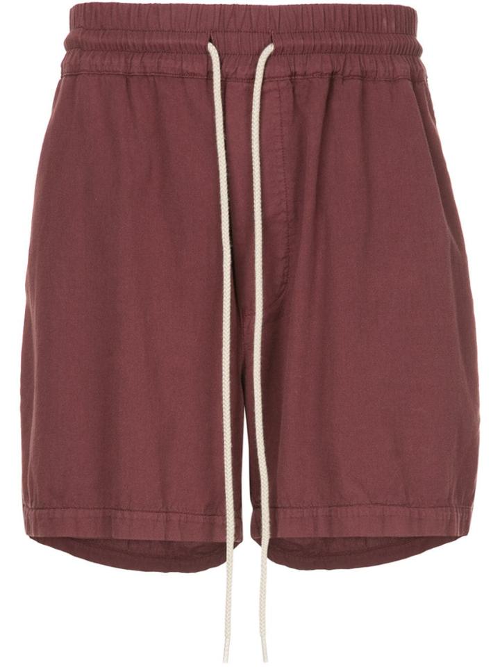 Bassike Classic Beach Shorts - Red