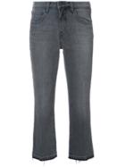 L'agence Serena Crop Flared Trousers - Grey