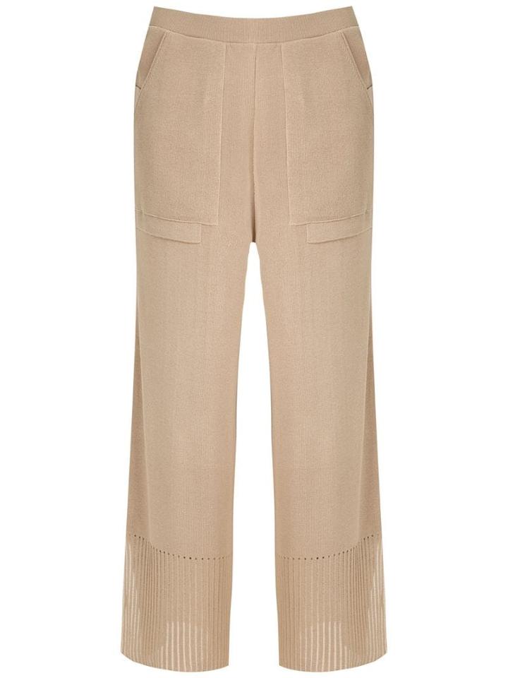 Alcaçuz Nancy Cropped Trousers - Neutrals