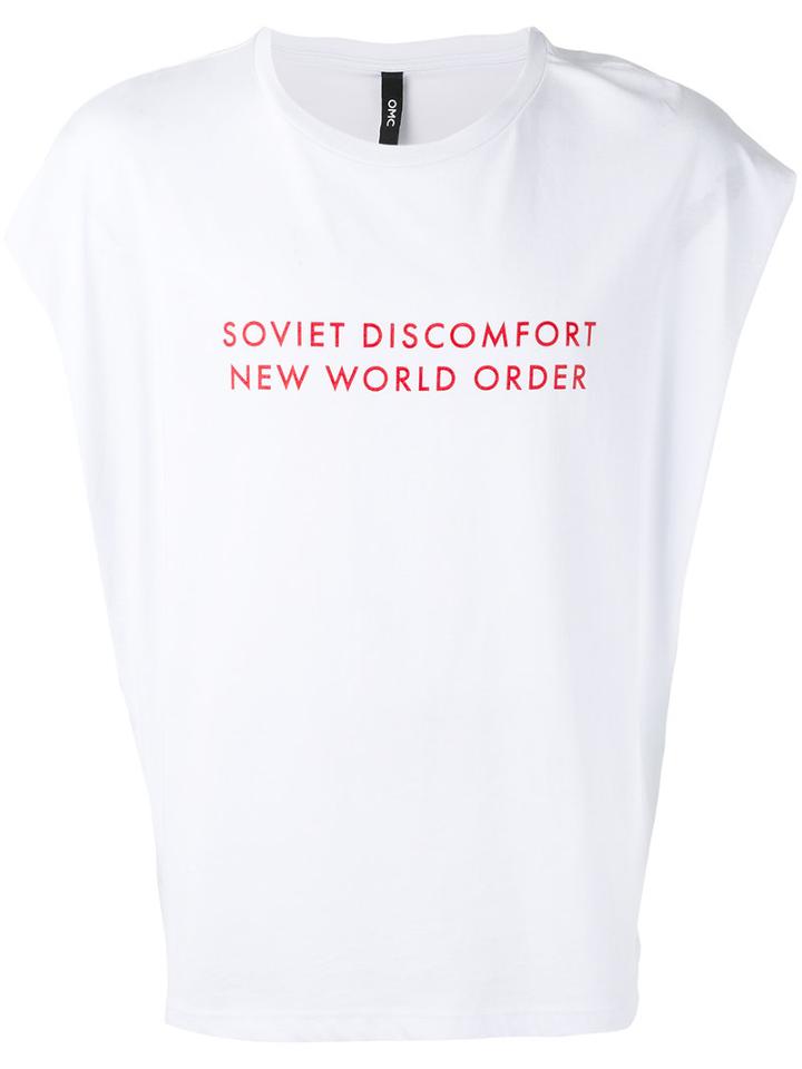 Omc - Oversized Tank - Unisex - Cotton - M, White, Cotton