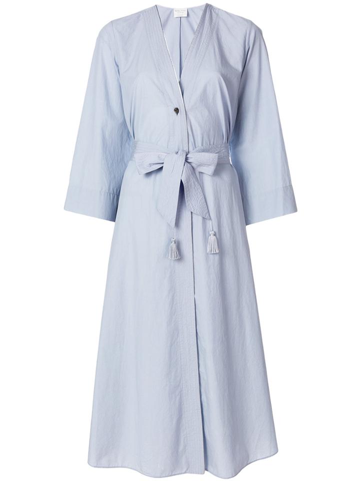 Forte Forte Tie Detail Dress - Blue
