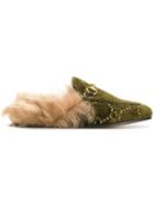 Gucci Princetown Slippers - Green
