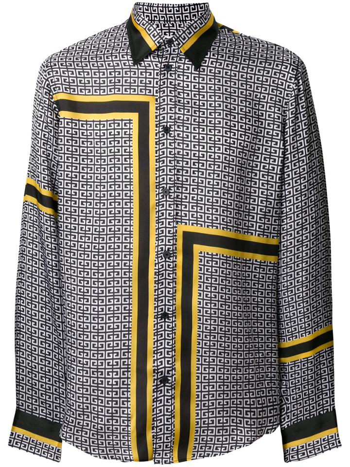 Givenchy 4g Graphic Print Shirt - Black