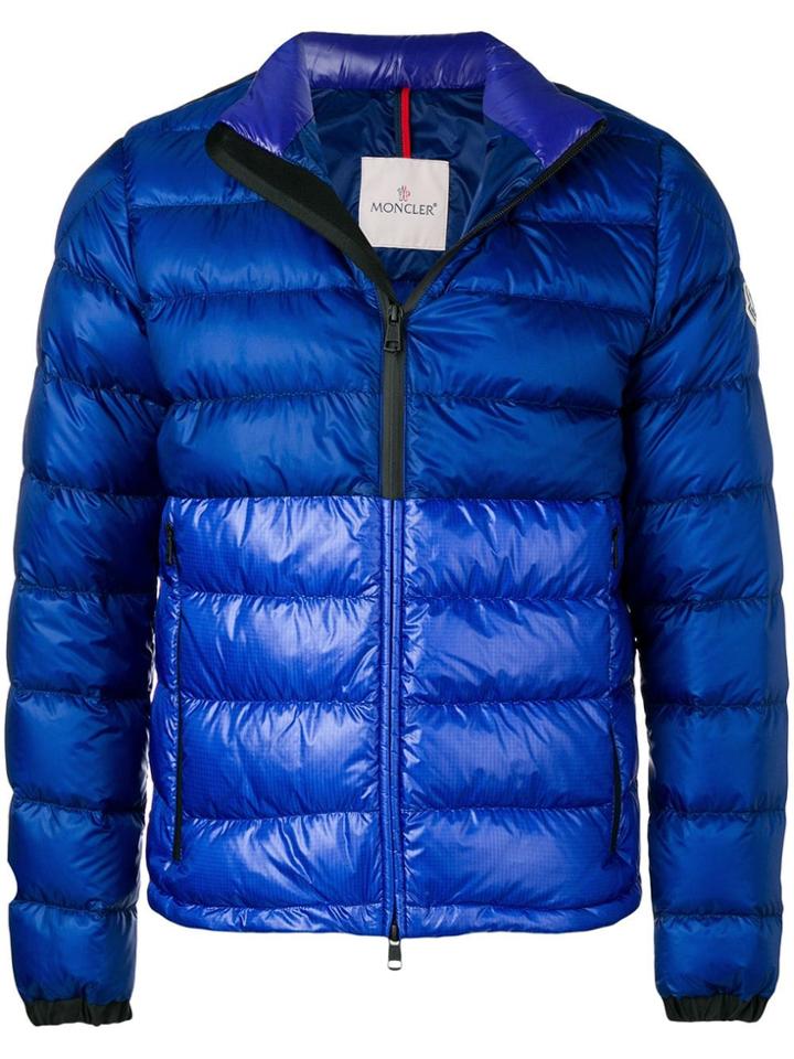 Moncler Short Down Jacket - Blue
